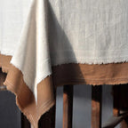 Cotton and linen tablecloth/Housewarming gift/Rectangle tablecloth/Rustic tablecloth