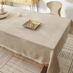 Cotton tablecloth,White tablecloth,Rectangle tablecloth,Square tablecloth,Housewarming gift,Dining tablecloth