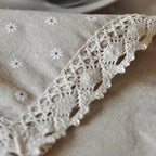 Cotton and linen tablecloth,Rectangle tablecloth,Floral tablecloth,Printed tablecloth,Linen